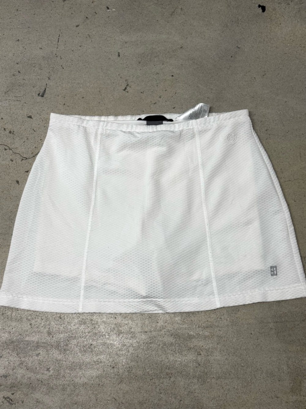Nike White Athletic Tennis Skirt with Shorts - Large